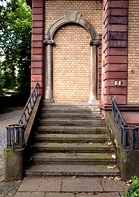 Die alte Röhm-Villa in Darmstadt.