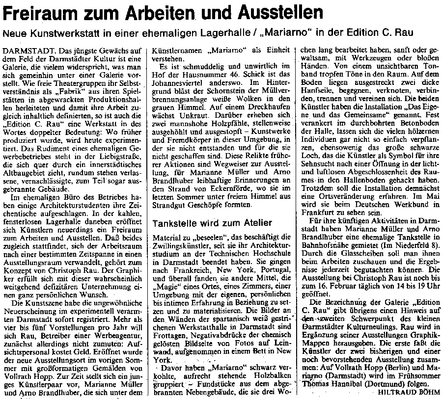 Frankfurter Allgemeine Zeitung, 11. Februar 1992