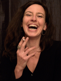 Katja Lenz, lachend
